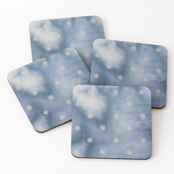 Item preview, Cloudy Sky Pattern with Embroidered Stars designed and sold by KWilliamson-Art.
