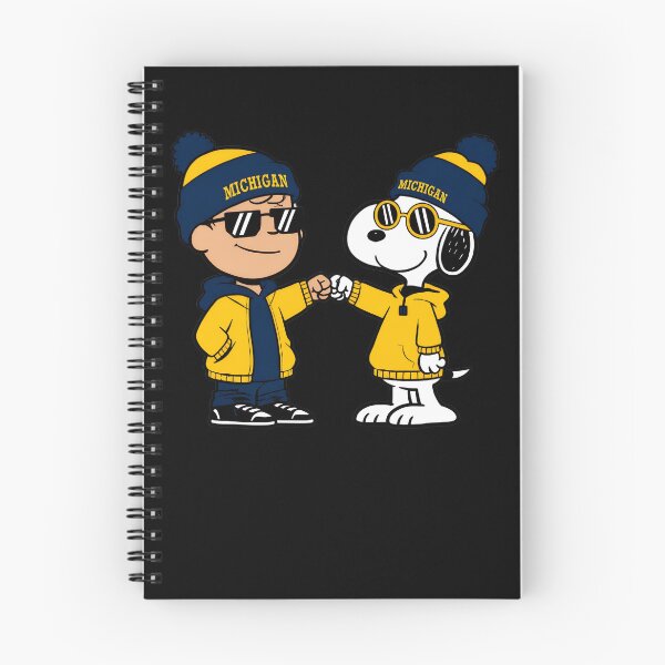 Item preview, Snoopy & Charlie Brown Michigann Wolverines Fist Bump designed and sold by fizzstocmathepa.