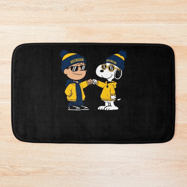 Item preview, Snoopy & Charlie Brown Michigann Wolverines Fist Bump designed and sold by fizzstocmathepa.