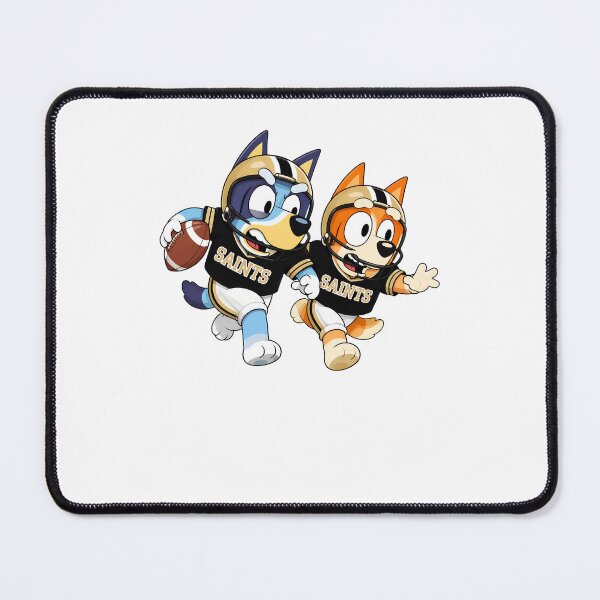Item preview, Bluey & Bingo Saints Football Fan designed and sold by visionnen.
