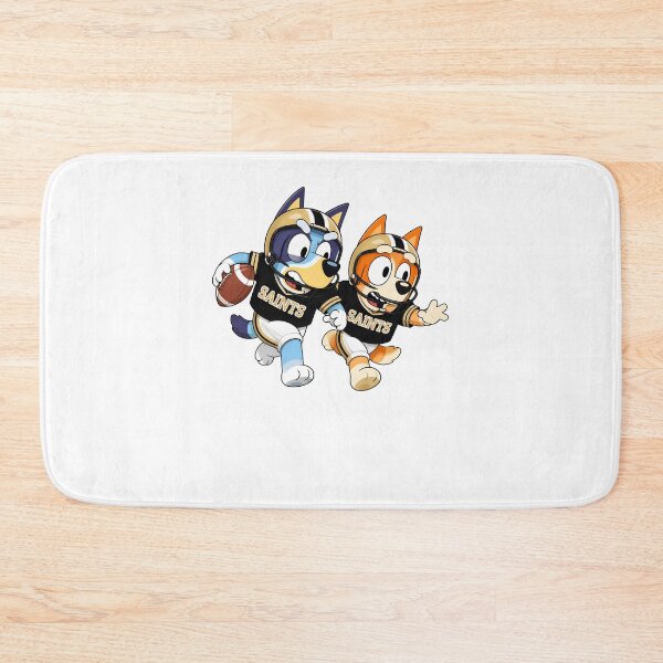 Item preview, Bluey & Bingo Saints Football Fan designed and sold by visionnen.