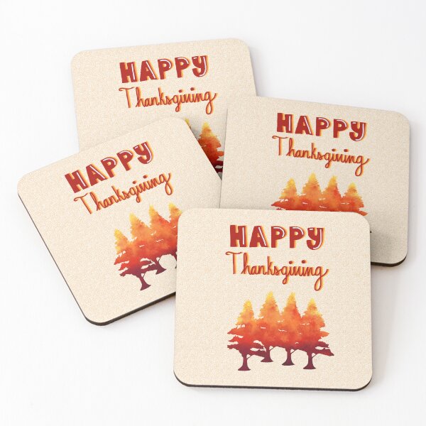 Item preview, Happy thanksgiving trees designed and sold by Ana Gorozpe.