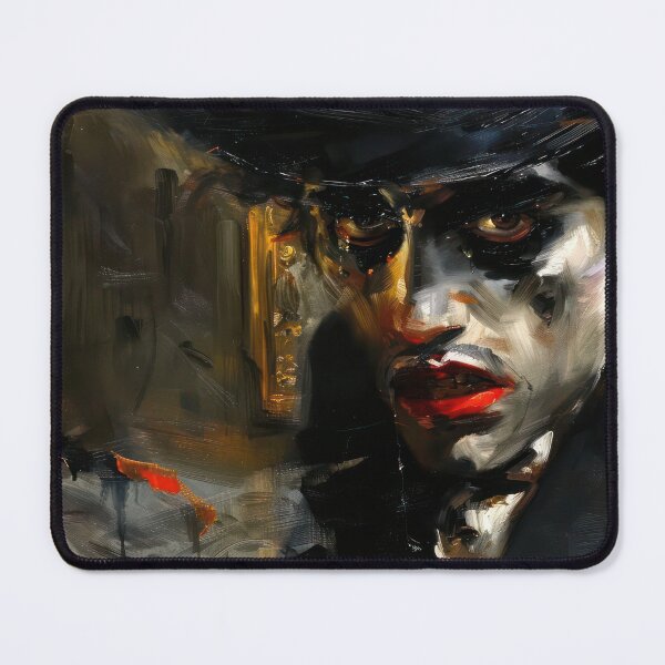 Item preview, The Stranger in the Black Hat designed and sold by NeoNebulaArt.