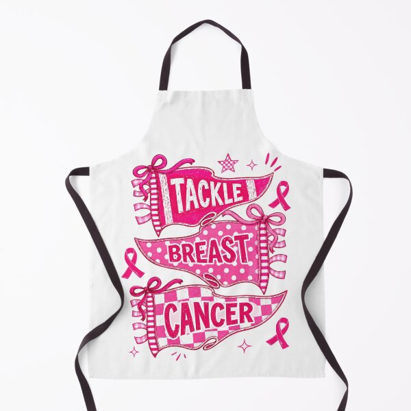 Item preview, Retro Pink Tackle Breast Cancer Awareness Support Survivor designed and sold by DYAFLK.