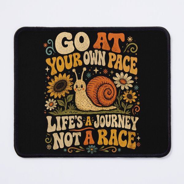 Item preview, Go at Your Own Pace Snail Life Journey designed and sold by Victor Shadehorn.
