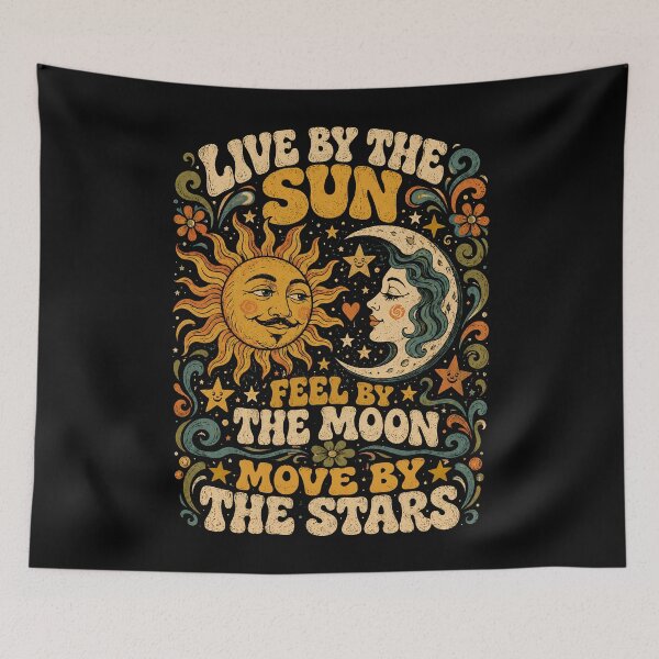 Item preview, Live by the Sun Feel by the Moon Move by the Stars designed and sold by Victor Shadehorn.