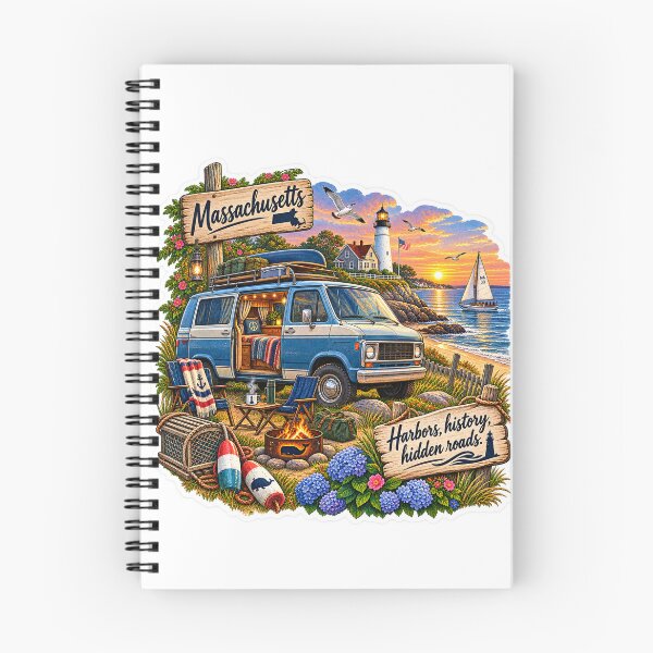 Item preview, Massachusetts Van Life designed and sold by Whimspired By Paxx.