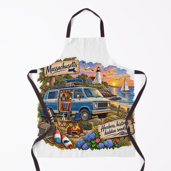 Item preview, Massachusetts Van Life designed and sold by Whimspired By Paxx.