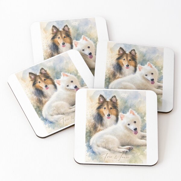 Item preview, Sheltie & Japanese Spitz designed and sold by Concavestudio.
