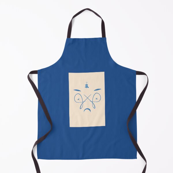 Item preview, Sorrow – Chinese Calligraphy Melancholy Art | Deep Blue Sad Face Print | Emotional Asian Gift | 哀 designed and sold by liveinbeauty.