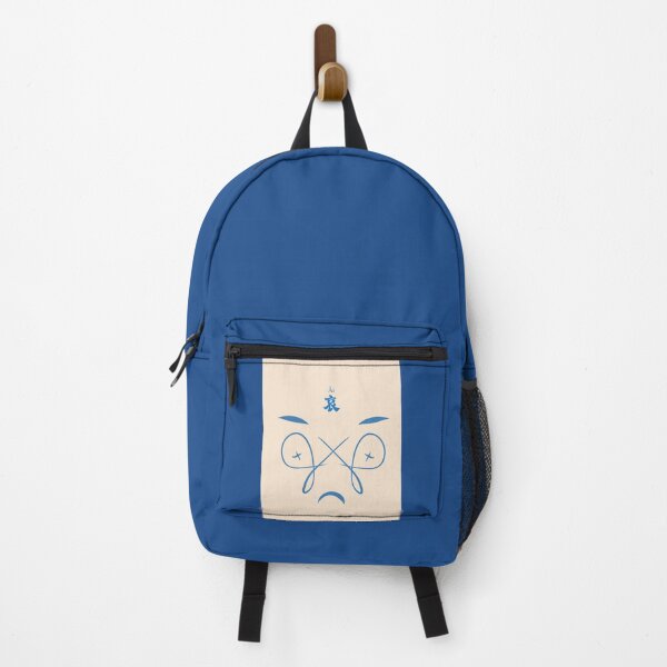 Item preview, Sorrow – Chinese Calligraphy Melancholy Art | Deep Blue Sad Face Print | Emotional Asian Gift | 哀 designed and sold by liveinbeauty.