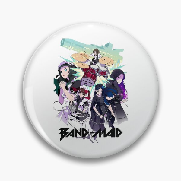 Item preview, Band Maid Rock Group Anime Illustration designed and sold by ProC | Professional Career ⭐⭐⭐⭐⭐.