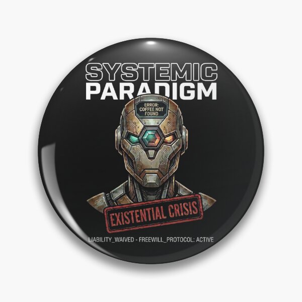 Item preview, Systemic Paradigm AI Existential Crisis Coffee Not Found (Dark Mode) designed and sold by Joseph Arc.