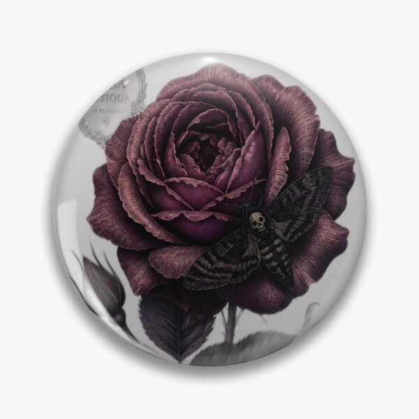 Item preview, Moonlit Rose & Moth designed and sold by FringeInk.
