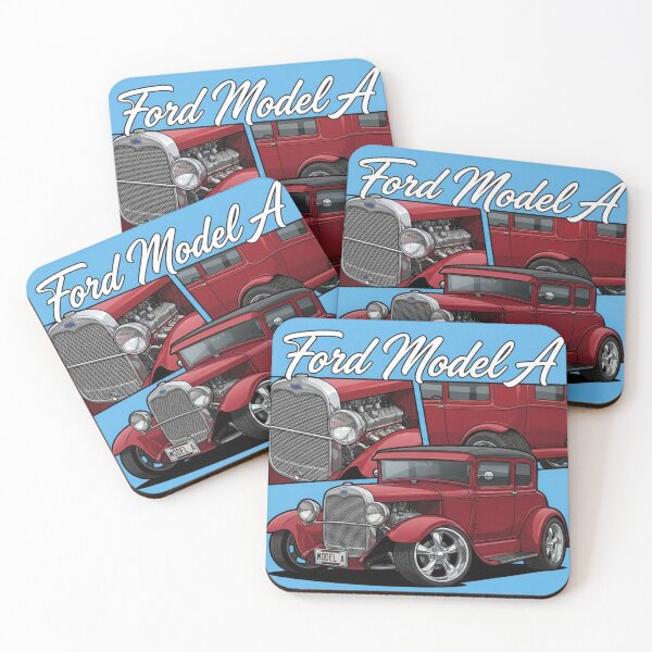 Artikelvorschau, Vintage Ford Model A Grafik-T-Shirt – RedKat Automotive Kollektion entworfen und verkauft von redkat-4.