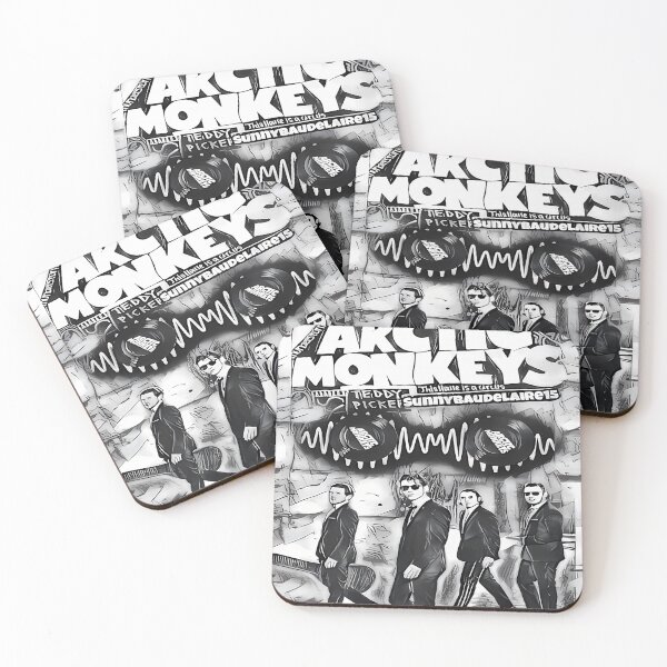 Item preview, Arctic Monkeys 90s Vintage Rock Pop Music Band #14 designed and sold by FernYouFable.