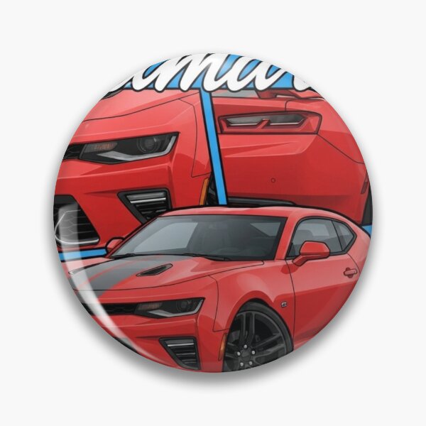 Item preview, Camaro Classic Muscle Tee – Bold Red Chevy Illustration  designed and sold by redkat-4.