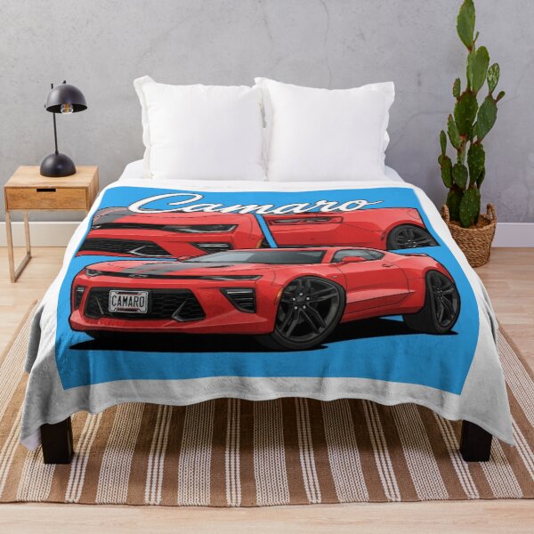 Item preview, Camaro Classic Muscle Tee – Bold Red Chevy Illustration designed and sold by redkat-4.