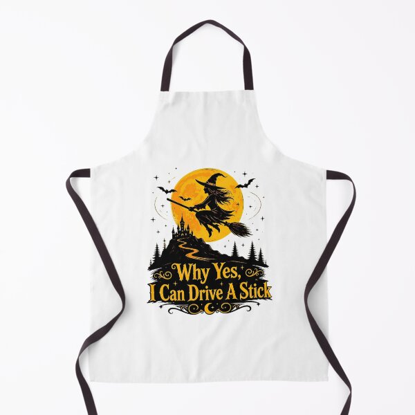 Item preview, Witch Driving A Stick Halloween Moon Witchcraft designed and sold by felixpalette.