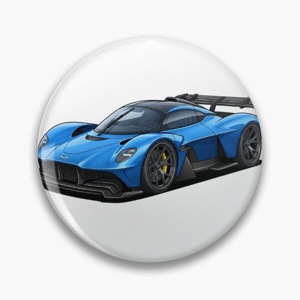 Item preview, Aston Martin Valkyrie Cartoon designed and sold by ToonMyRide.