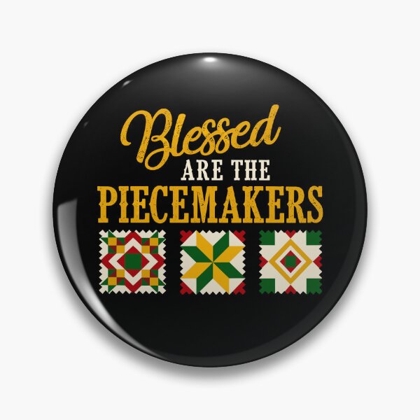 Item preview, Blessed Are The Piecemakers Quilt Christian Sewing Faith Gift Shirt designed and sold by Kerryberri.