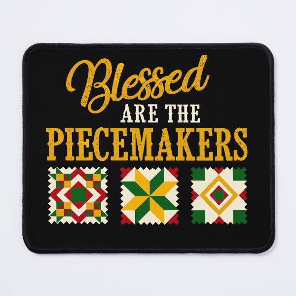 Item preview, Blessed Are The Piecemakers Quilt Christian Sewing Faith Gift Shirt designed and sold by Kerryberri.