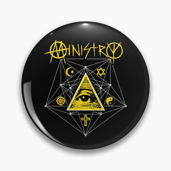 Item preview, Industrial Metal Eye Pyramid Symbols designed and sold by ThesanaArt.