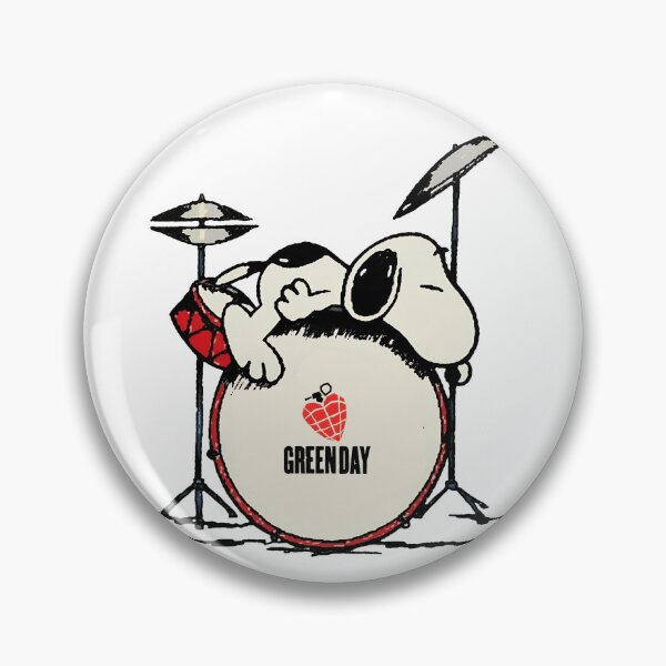 Item preview, Snoopy Sleep Drum Heart Greenday designed and sold by AnatoCore-Art.
