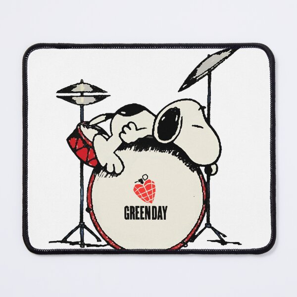 Item preview, Snoopy Sleep Drum Heart Greenday designed and sold by AnatoCore-Art.