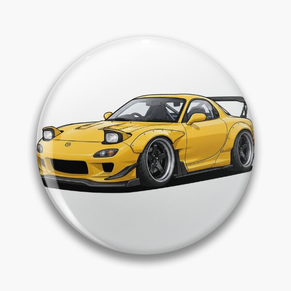 Item preview, Mazda FD RX7 Cartoon designed and sold by ToonMyRide.