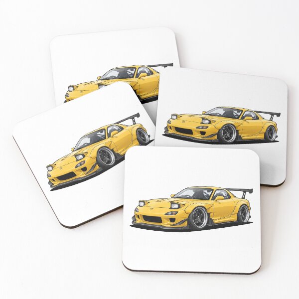 Item preview, Mazda FD RX7 Cartoon designed and sold by ToonMyRide.