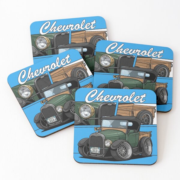 Item preview, Chevy Classic Pickup Truck Tee – Retro Automotive Illustration designed and sold by redkat-4.