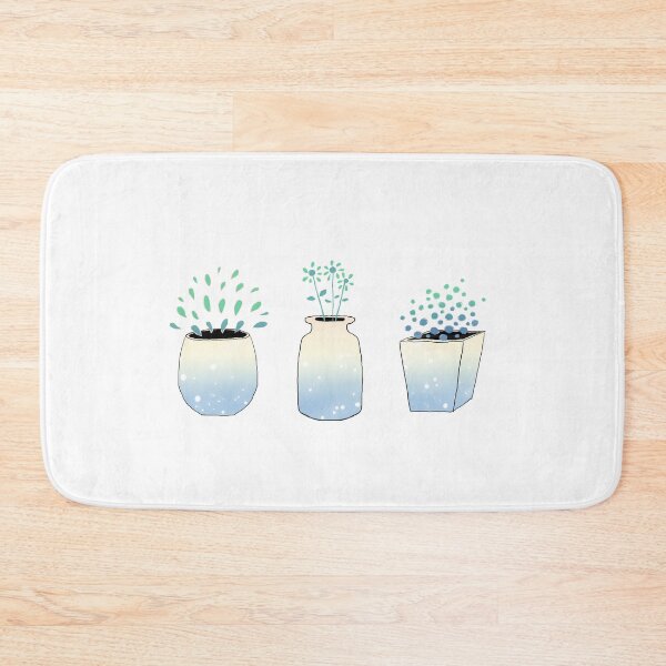 Item preview, Floating Magical Plants In Blue Gradient designed and sold by Ding's Vibes.