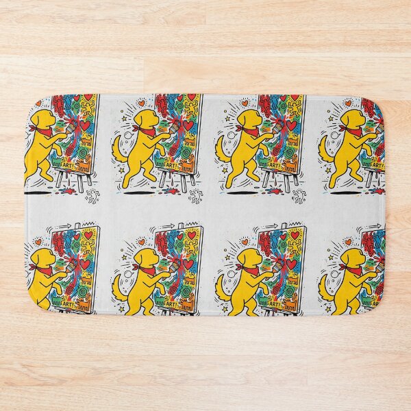 Item preview, Golden Retriever Abstract Artist designed and sold by PictoVibe.