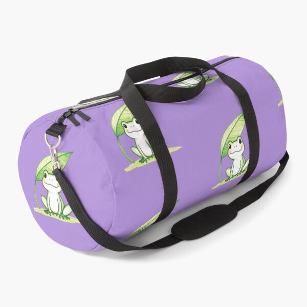 Item preview, Green Doodle Cute Frog with Leaf Umbrella designed and sold by Pickmash.