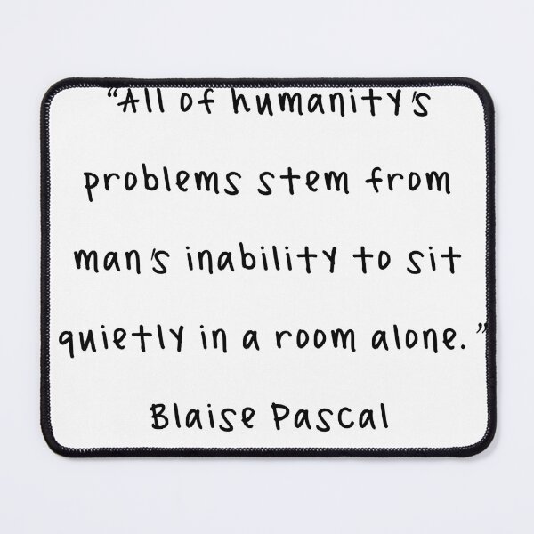 Item preview, Blaise Pascal Quotes designed and sold by 4ever-Undaunted.