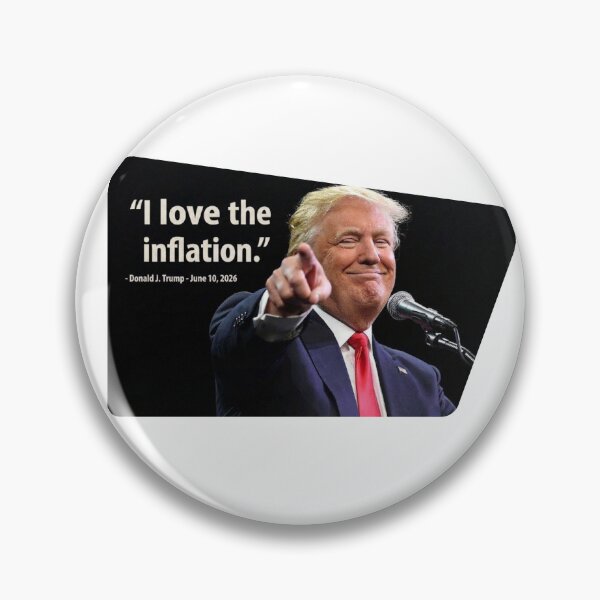 Item preview, Funny I Love Inflation Satire Trump Quote designed and sold by HAPPY'S-TEE-MART.