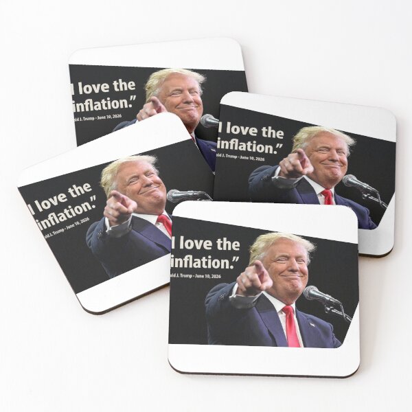 Item preview, Funny I Love Inflation Satire Trump Quote designed and sold by HAPPY'S-TEE-MART.
