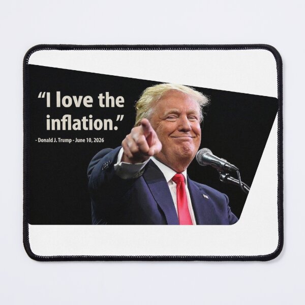 Item preview, Funny I Love Inflation Satire Trump Quote designed and sold by HAPPY'S-TEE-MART.