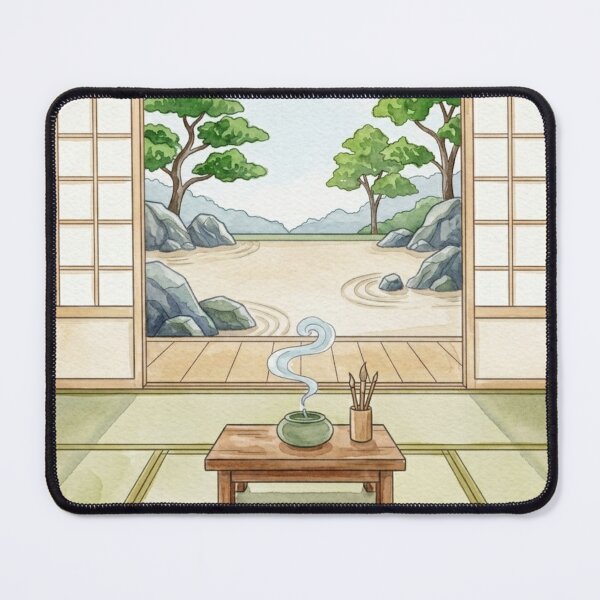 Item preview, Tatami Room Zen Garden View designed and sold by Dreamic.Art.