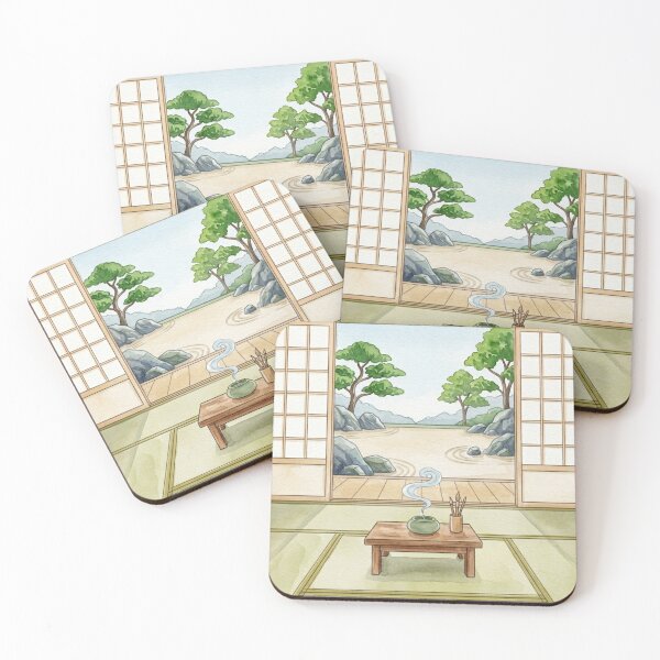 Item preview, Tatami Room Zen Garden View designed and sold by Dreamic.Art.