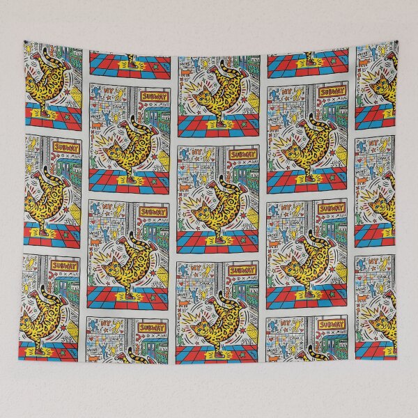 Item preview, Bengal Cat Subway Breakdance designed and sold by PictoVibe.