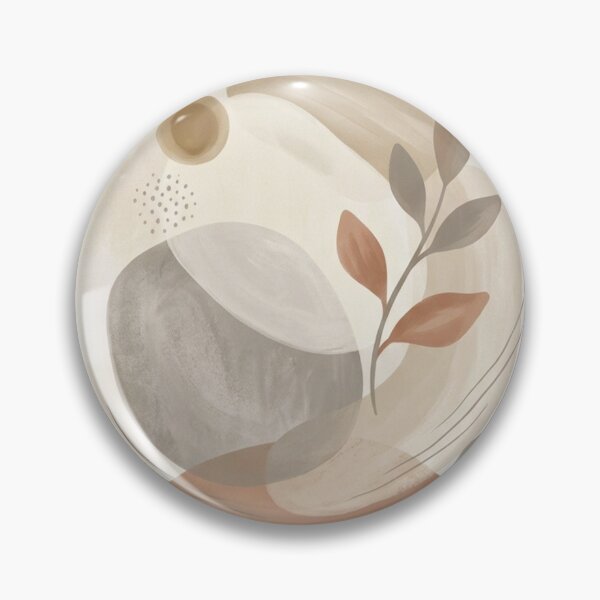 Item preview, Warm Neutral Composition - Layered Abstract Botanical Print designed and sold by Zaramodo.