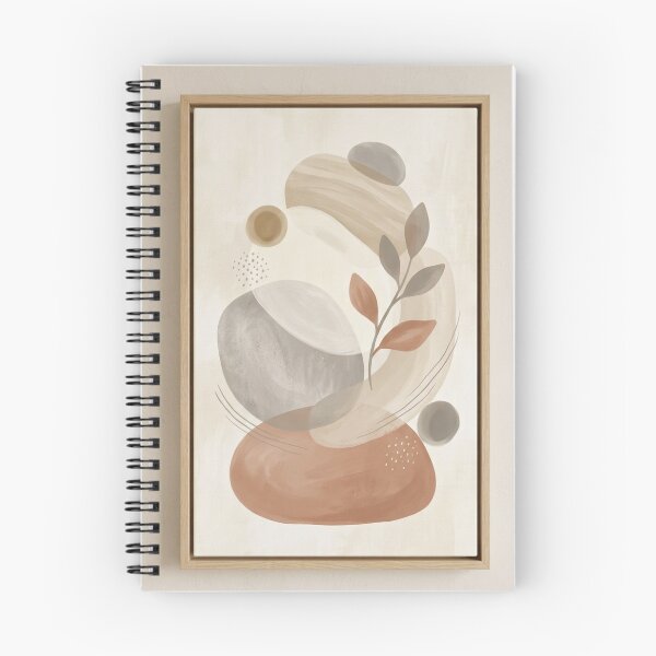 Item preview, Warm Neutral Composition - Layered Abstract Botanical Print designed and sold by Zaramodo.