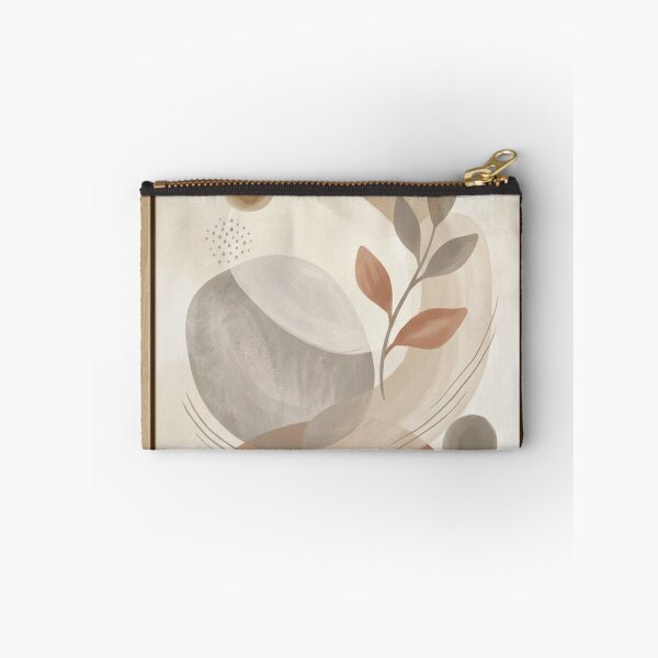 Item preview, Warm Neutral Composition - Layered Abstract Botanical Print designed and sold by Zaramodo.