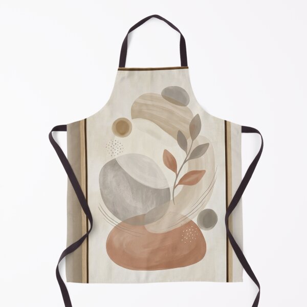 Item preview, Warm Neutral Composition - Layered Abstract Botanical Print designed and sold by Zaramodo.