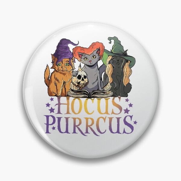 Item preview, Funny Hocus Purrcus Halloween Witch Cats designed and sold by PmindHalow.