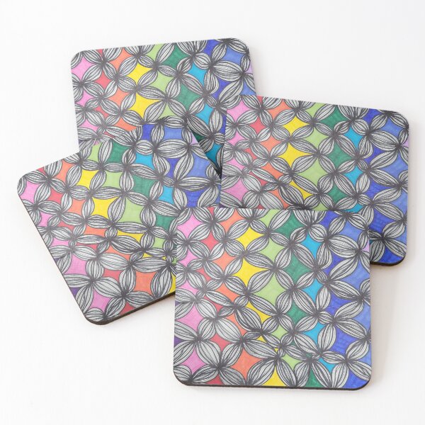 Item preview, Colorful X-Shaped Flowers designed and sold by Sara_Talbot.
