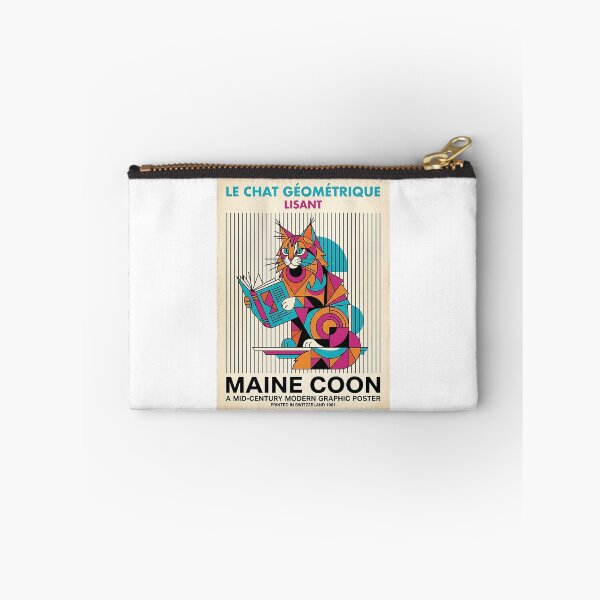 Item preview, Maine Coon Book Lover Library designed and sold by PictoVibe.