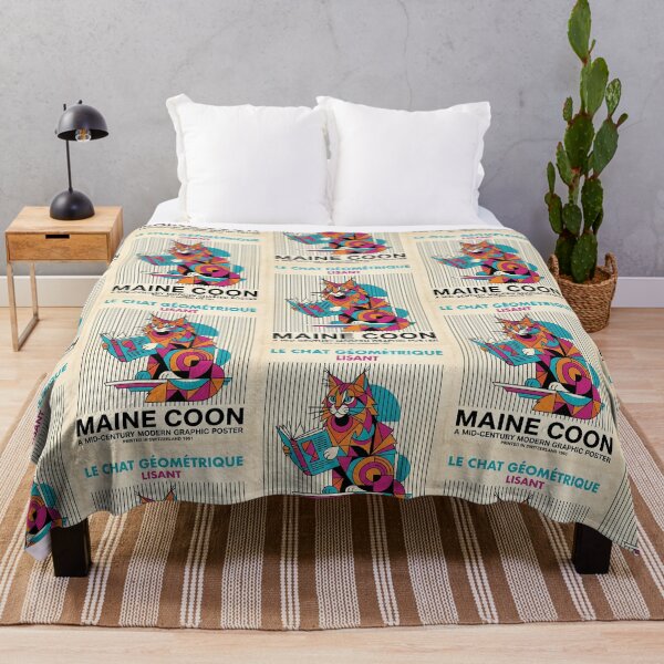 Item preview, Maine Coon Book Lover Library designed and sold by PictoVibe.